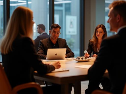 Elegáns irodai megbeszélés az Equitas Rendezvényeknél